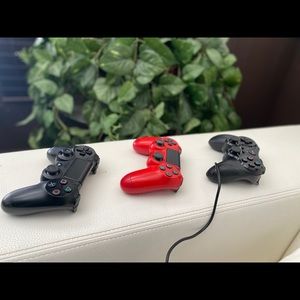 PlayStation Dual Shock 4 wireless controllers